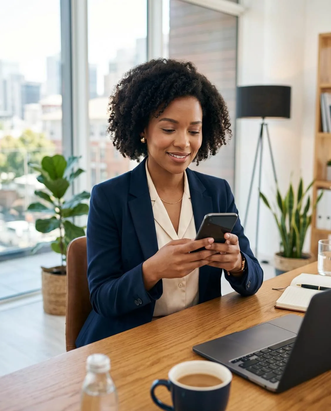 Person completing Avio Credit online application
