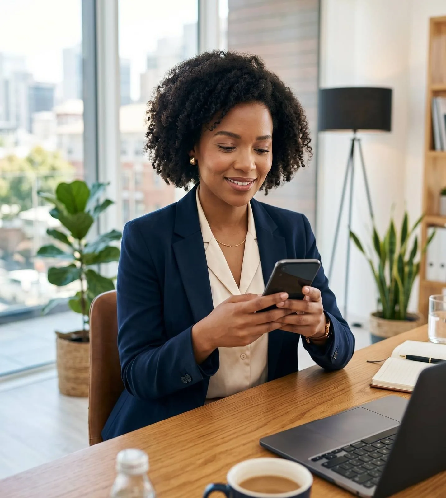 Borrower reviewing loan cost details on a phone